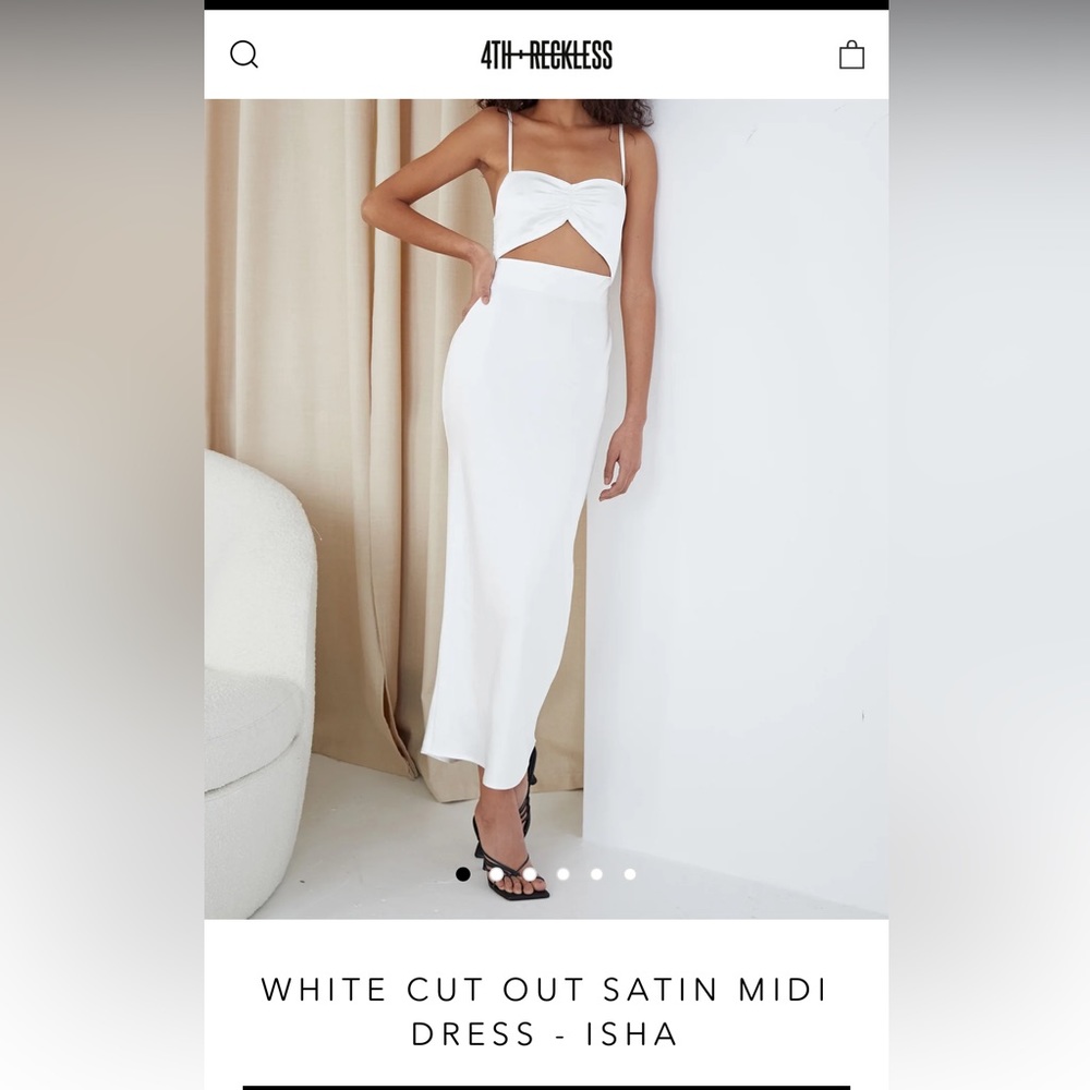 4th and Reckless Isha Satin Dress
